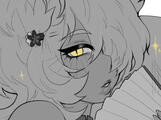 greyscale halfbody